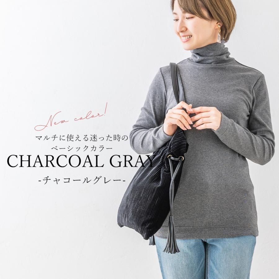 カットソー タートルネック 長袖 レディース ハイネック 日本製 オーガニックコットン レディース 綿100 トップス 大きいサイズ 無地 M L LL 3L |  | 27