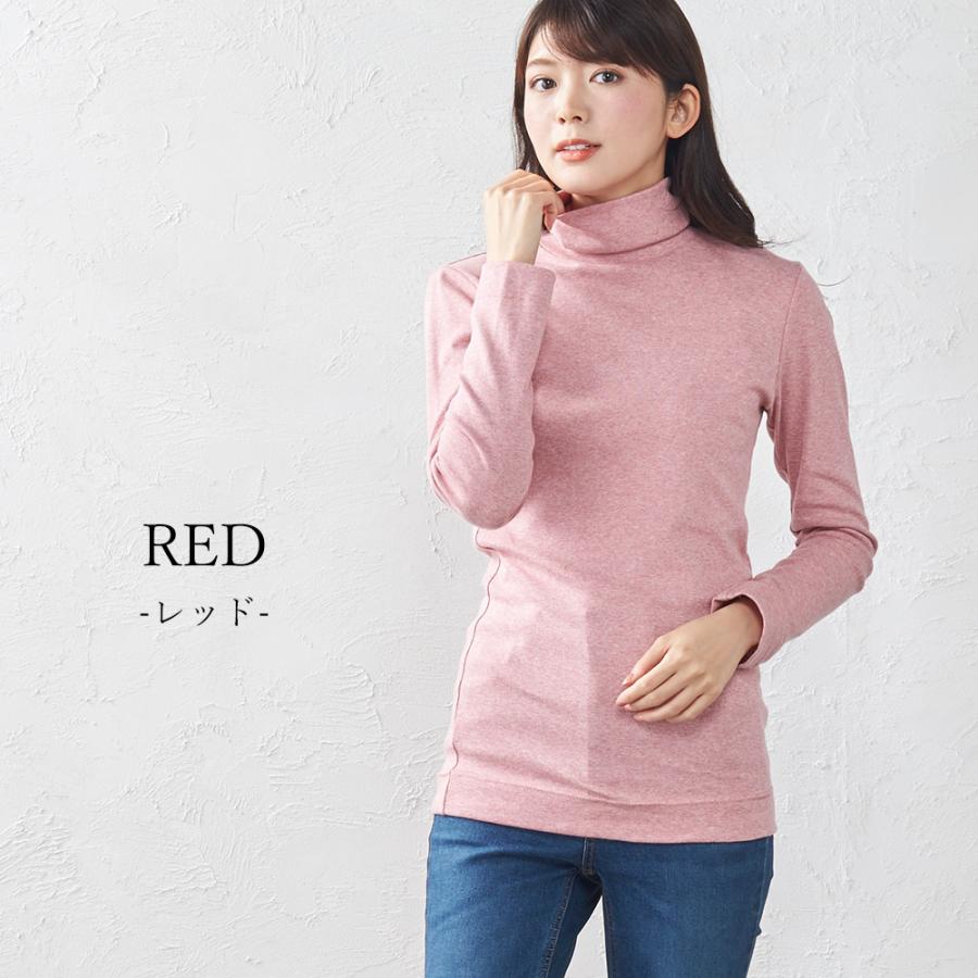 カットソー タートルネック 長袖 レディース ハイネック 日本製 オーガニックコットン レディース 綿100 トップス 大きいサイズ 無地 M L LL 3L |  | 20