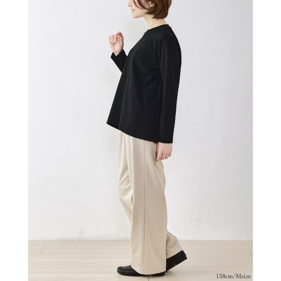 強撚コットン ブラウス 日本製 トップス カットソー プルオーバー きれいめ 上品 レディース 長袖 ロングスリーブ 大人カジュアル 綿100％ |  | 17