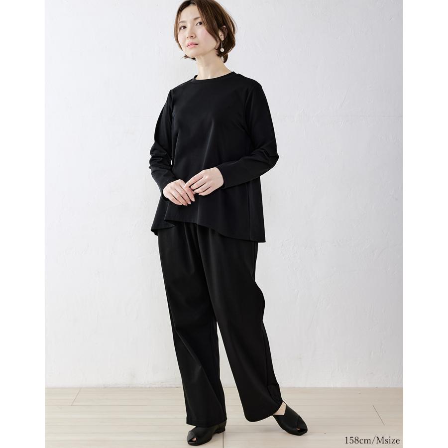 強撚コットン ブラウス 日本製 トップス カットソー プルオーバー きれいめ 上品 レディース 長袖 ロングスリーブ 大人カジュアル 綿100％ |  | 19