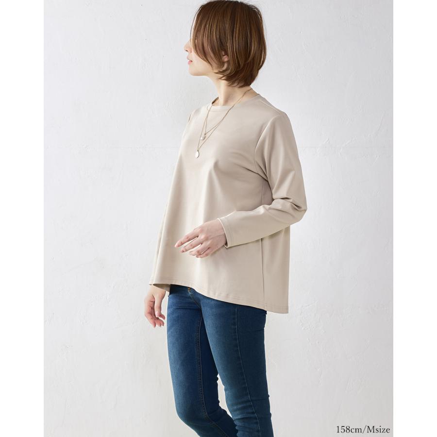 強撚コットン ブラウス 日本製 トップス カットソー プルオーバー きれいめ 上品 レディース 長袖 ロングスリーブ 大人カジュアル 綿100％ |  | 10
