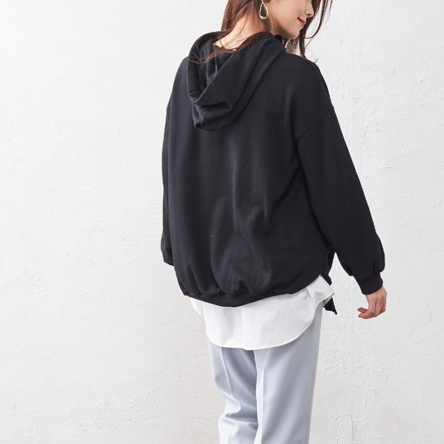 奥ちゃんさま専用2点　ミニ裏毛袖布帛パーカープルオーバー　デニムスカート 奥ちゃんさま専用2点 ミニ裏毛袖布帛パーカープルオーバー