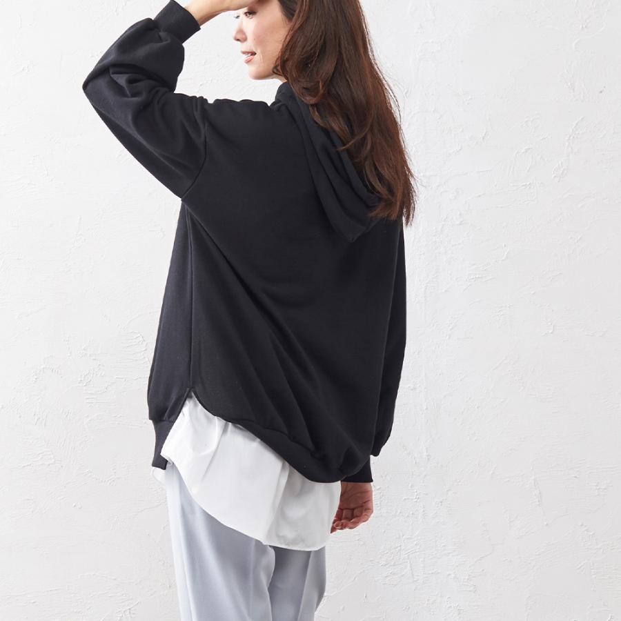 パーカー フード付きパーカー プルオーバー 裏毛 ミニ裏毛