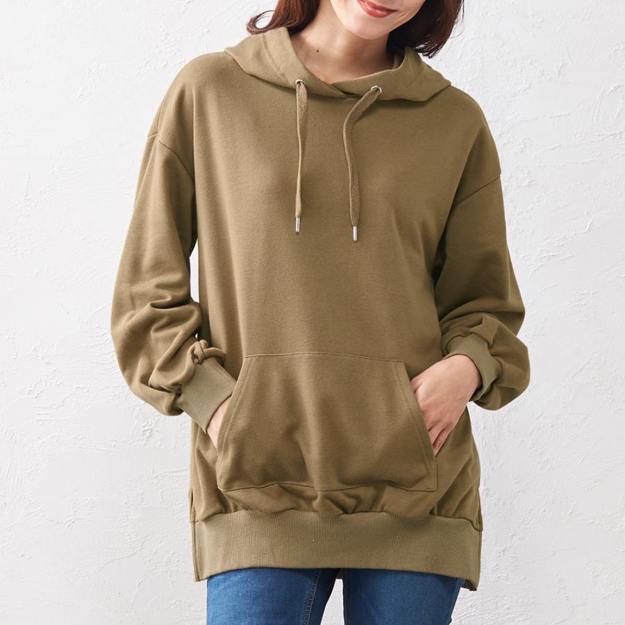 パーカー フード付きパーカー プルオーバー 裏毛 ミニ裏毛