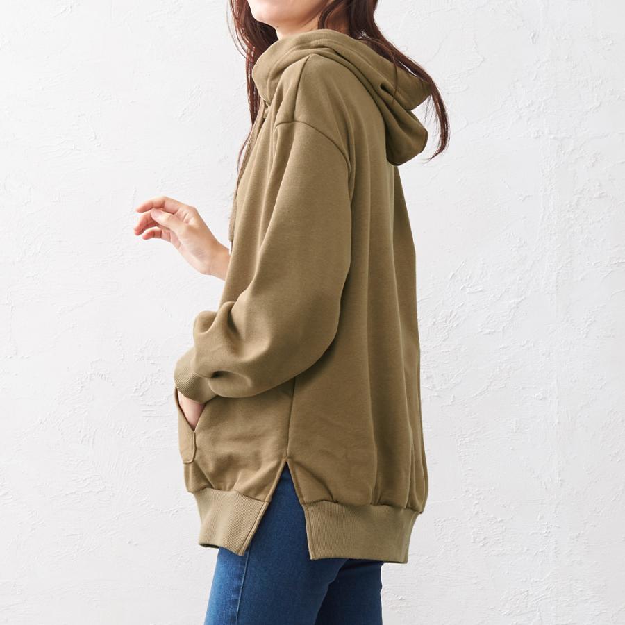 パーカー フード付きパーカー プルオーバー 裏毛 ミニ裏毛 トレーナー