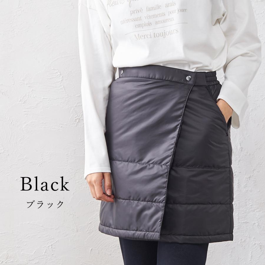 ダウンスカートミニ ゴルフ 防寒 登山 釣り アウトドア 巻きスカート