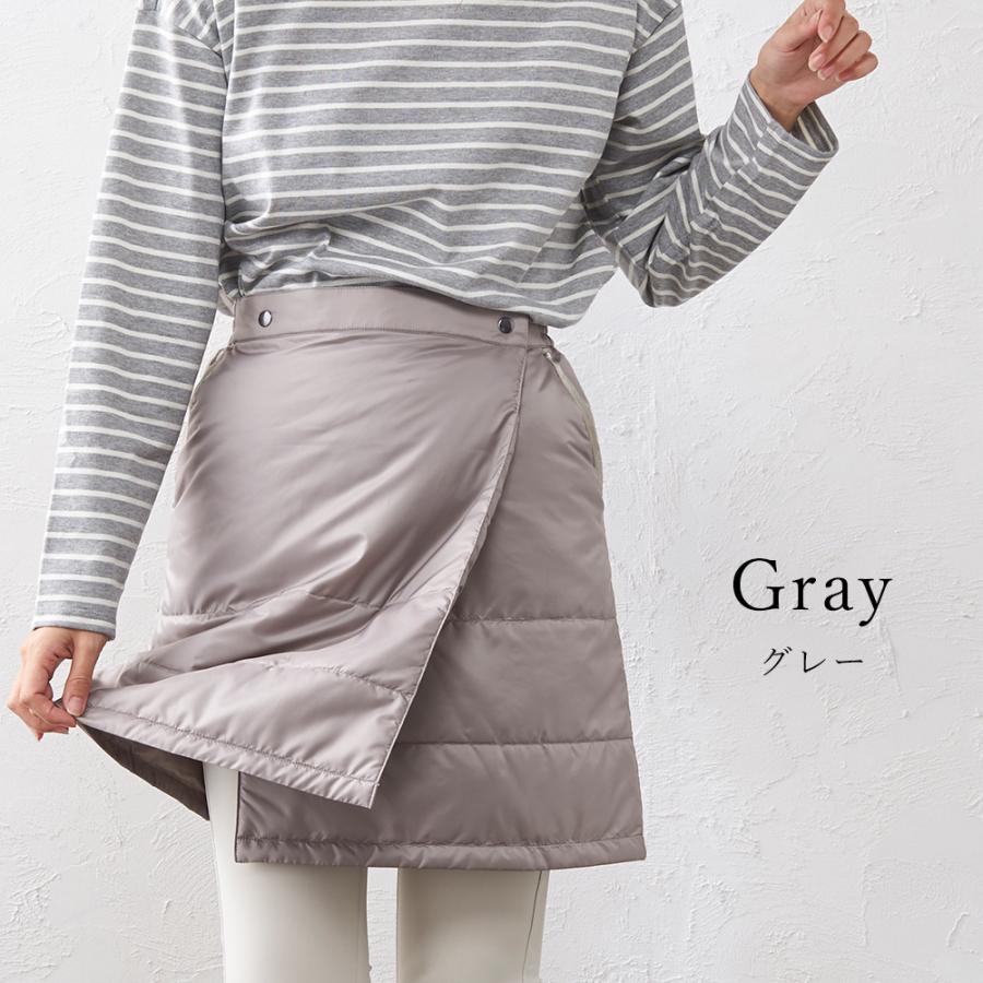 ダウンスカートミニ ゴルフ 防寒 登山 釣り アウトドア 巻きスカート