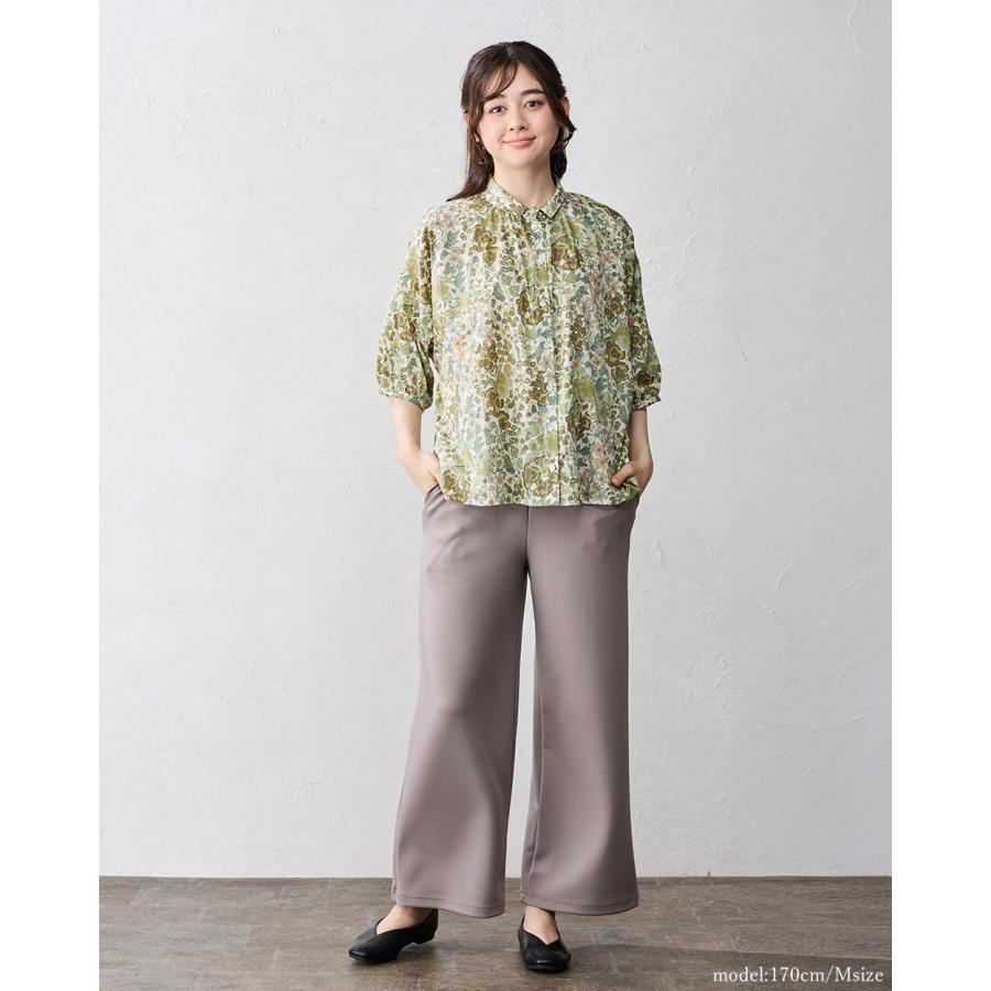 #大幅値下げ本日限定MidiUmi #LIBERTY#プリント半袖タナローン LIBERTY.（リバティ） リバティプリント 生地 輸入 イタリア製