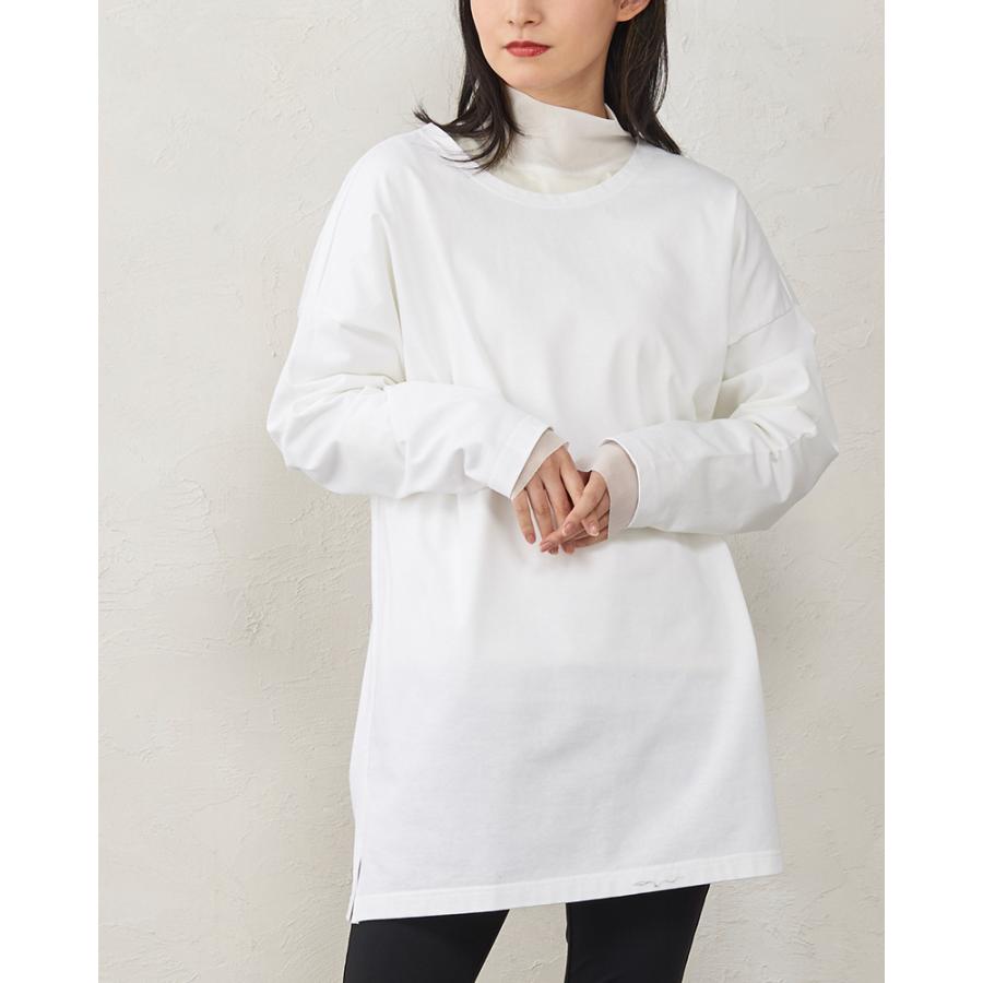 日本製 レディース カットソー トップス ハイネック チュール 綿100 長袖 5190772 |  | 10