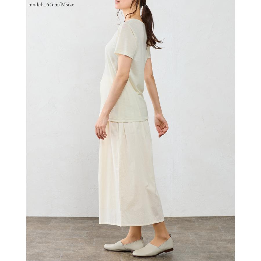 日本製 メリノウール Ｔシャツ レディース ファッション インナー 登山 半袖 クルーネック カットソー アンダーウェア ベースレイヤー 春 夏 秋 冬 |  | 14