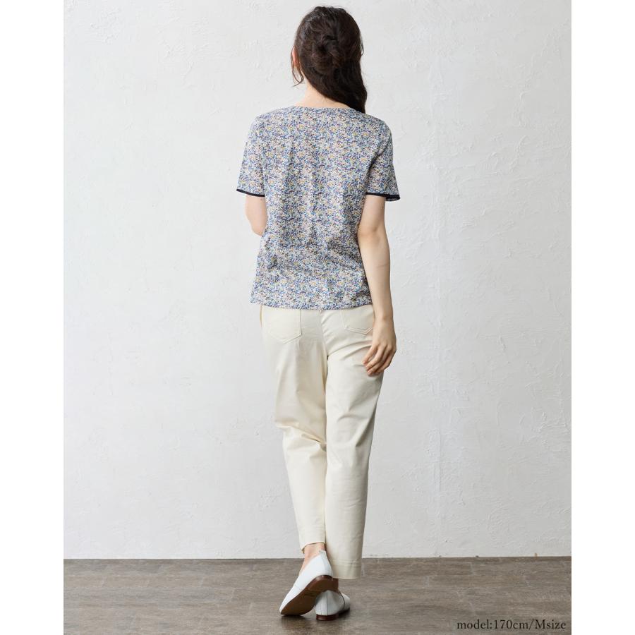 リバティ LIBERTY チュール カットソー 日本製 プリント 綿100％ コットン 綿 Tシャツ プ半袖 レディース 春 夏 トップス インナー |  | 15
