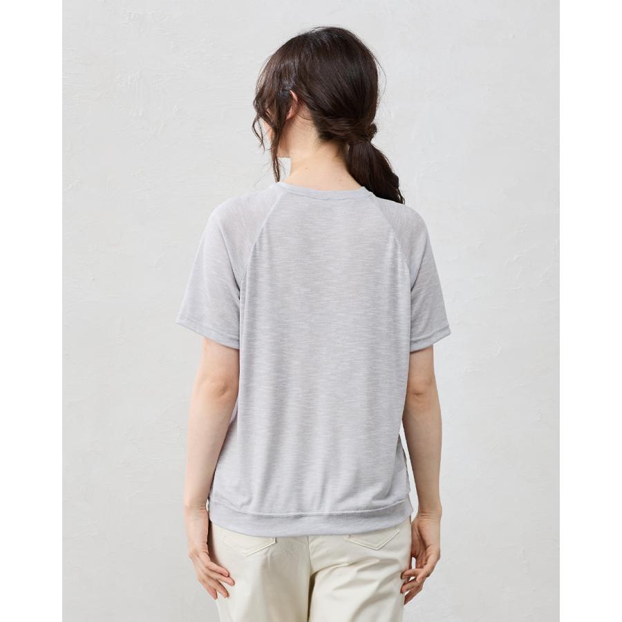 日本製 ソアロン Tシャツ 半袖 ベーシックカラー カットソー トリアセテート ラグランスリーブ ファッション レディース 春 夏 クルーネック 丸襟 カジュアル |  | 15