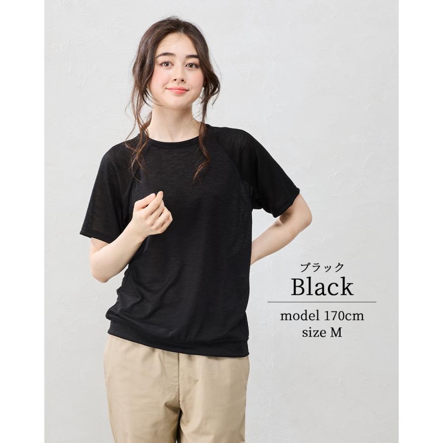 日本製 ソアロン Tシャツ 半袖 ベーシックカラー カットソー トリアセテート ラグランスリーブ ファッション レディース 春 夏 クルーネック 丸襟 カジュアル |  | 19