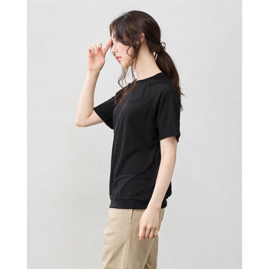 日本製 ソアロン Tシャツ 半袖 ベーシックカラー カットソー トリアセテート ラグランスリーブ ファッション レディース 春 夏 クルーネック 丸襟 カジュアル |  | 20