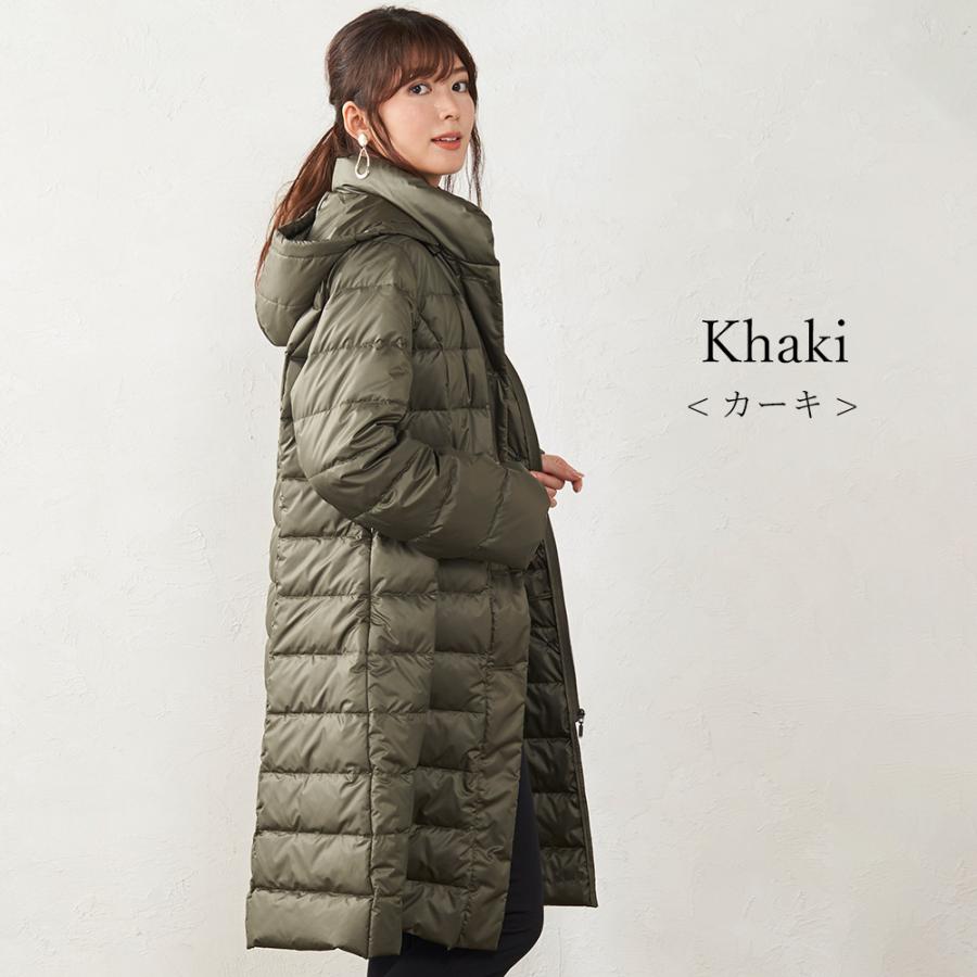 ダウンコート レディース ロング アウター 秋冬 ダウンジャケット A