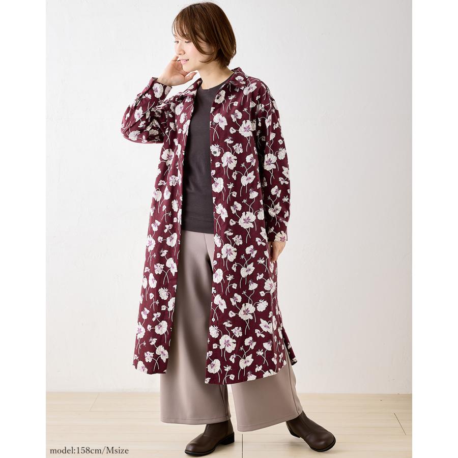 リバティ ブラウス シャツ コーデュロイ シャツワンピース ワンピース レディース 日本製 プリント 綿100％ 綿 ファッション 長袖 春 冬 秋 カジュアル |  | 10