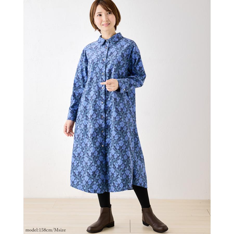 リバティ コーデュロイワンピース