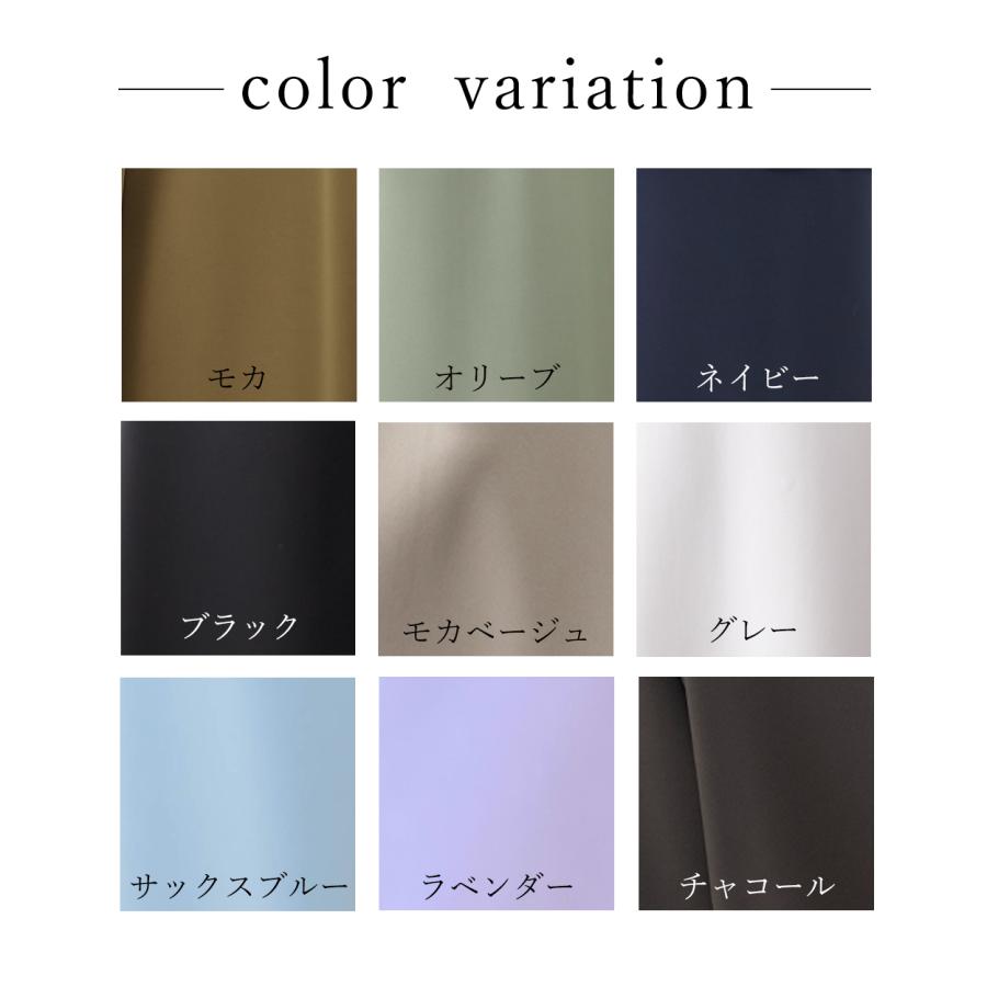 日本製 皺知らず ワイドパンツルック レディース 大きいサイズ M L LL 3L S きれいめ 春 夏 秋 冬 ウエストゴム セットアップ イージーケア |  | 15