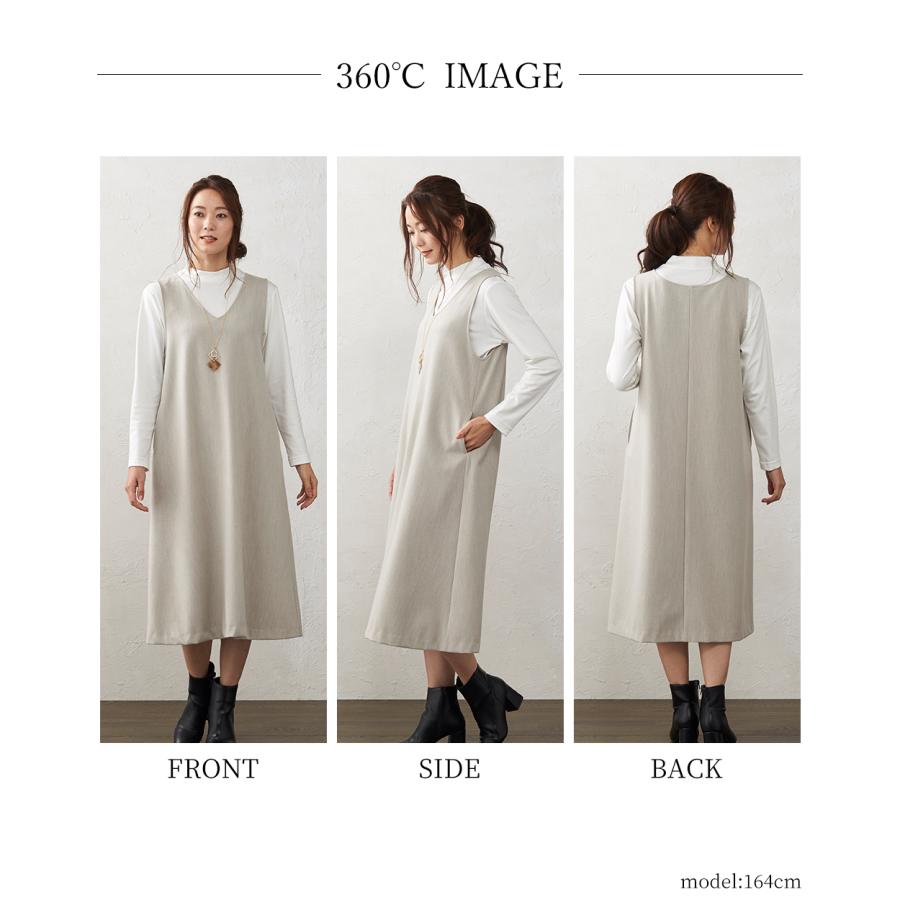 サロペット オーバーオール オールインワン ジャンスカ ジャンパースカート ジャンスカワンピース ロング丈 ワンピース 秋 冬 |  | 25