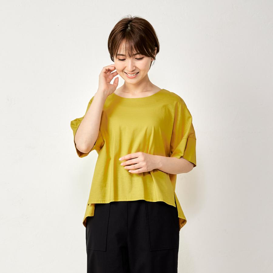 半袖tシャツ レディース 綿100% 接触冷感 夏 シンプル ベーシック 半袖