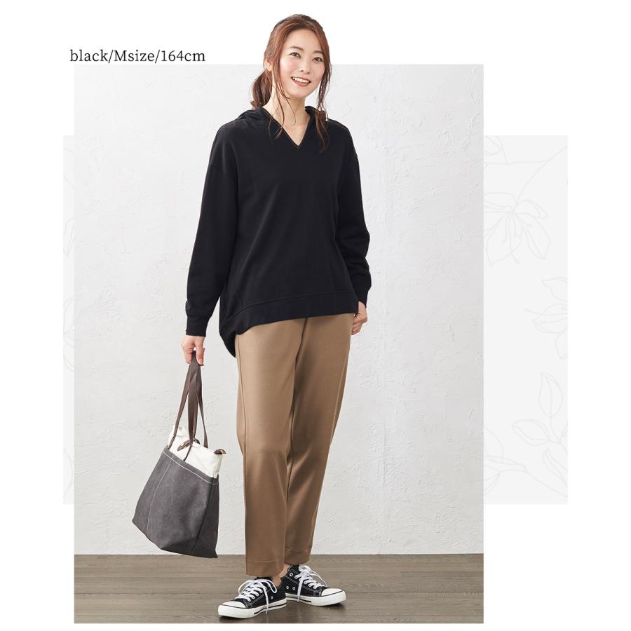 日本製 オーガニックコットン トレーナー スウェット プルオーバー パーカー 裏毛 ゆったり 大きいサイズ キーネック 長袖 綿100% |  | 19