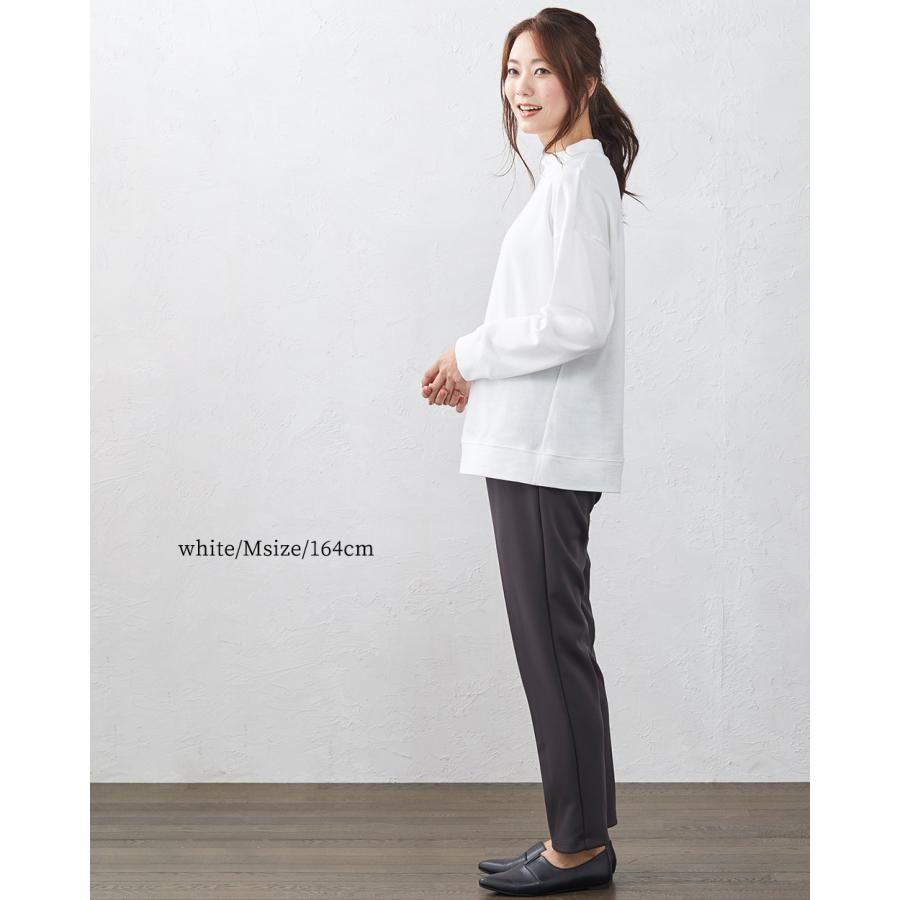 日本製 オーガニックコットン トレーナー スウェット プルオーバー 裏毛 ゆったり 大きいサイズ モックネック 長袖 綿100% |  | 10