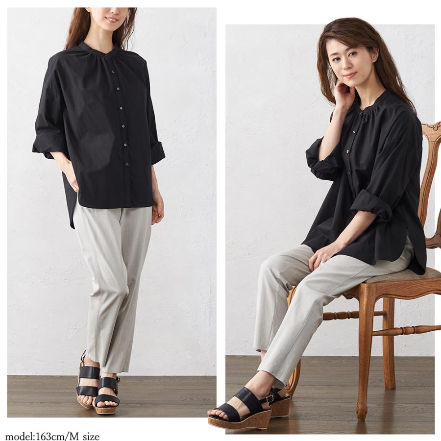 ストレッチパンツ レディース テーパードパンツ リネンパンツ 麻 大きいサイズ 日本製 接触冷感 夏 8130382 ご試着対象 |  | 08