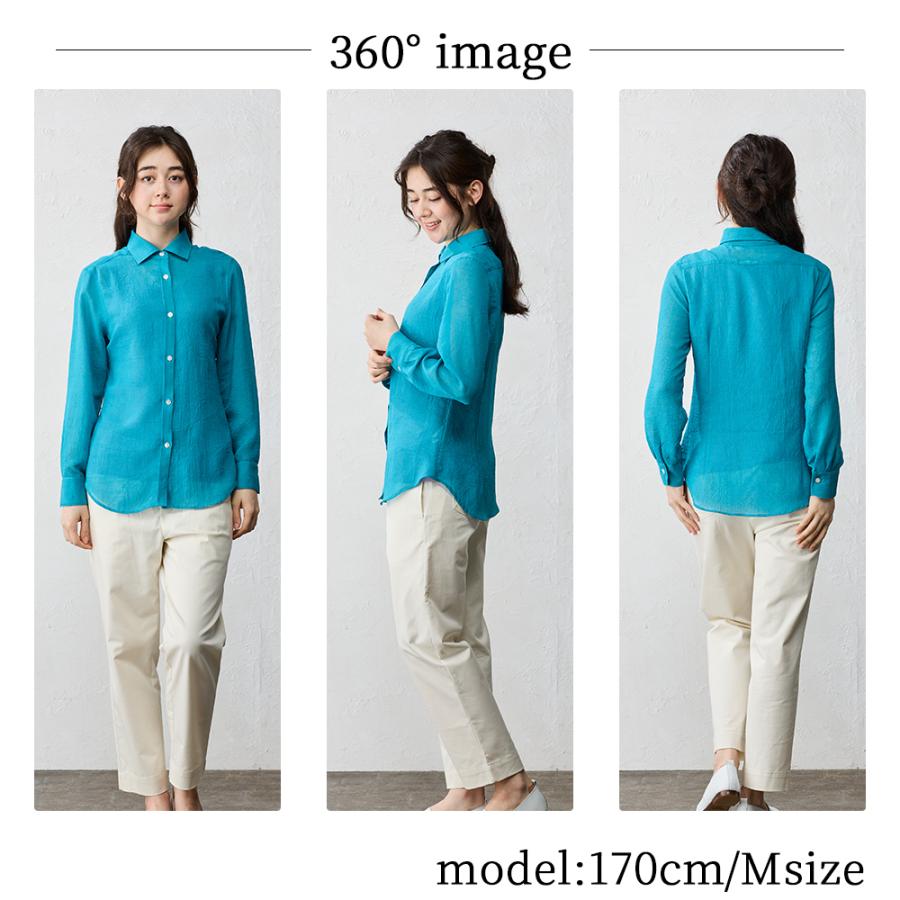 日本製 ソアロン ブラウス 長袖 イタリアンカラー シャツ シャツカラー トリアセテート ファッション レディース 女性 春 夏 襟付き 40代 50代 60代 カジュアル |  | 28