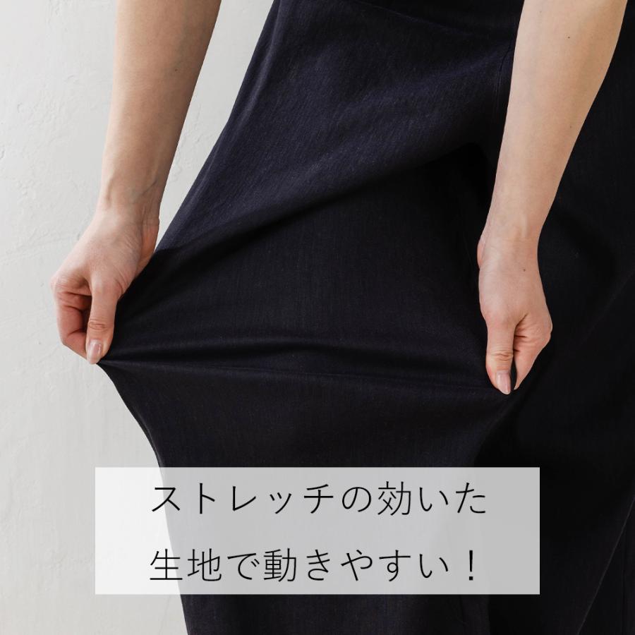 ワイドパンツルックレディースリネンパンツストレッチ麻夏 |  | 12