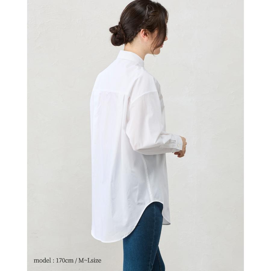 日本製 綿100% ブラウス レディース シャツ カンクリーニ オーバーサイズ トップス 長袖 ポケット フォーマル ビジネス オフィス カジュアル 羽織 重ね着 |  | 12