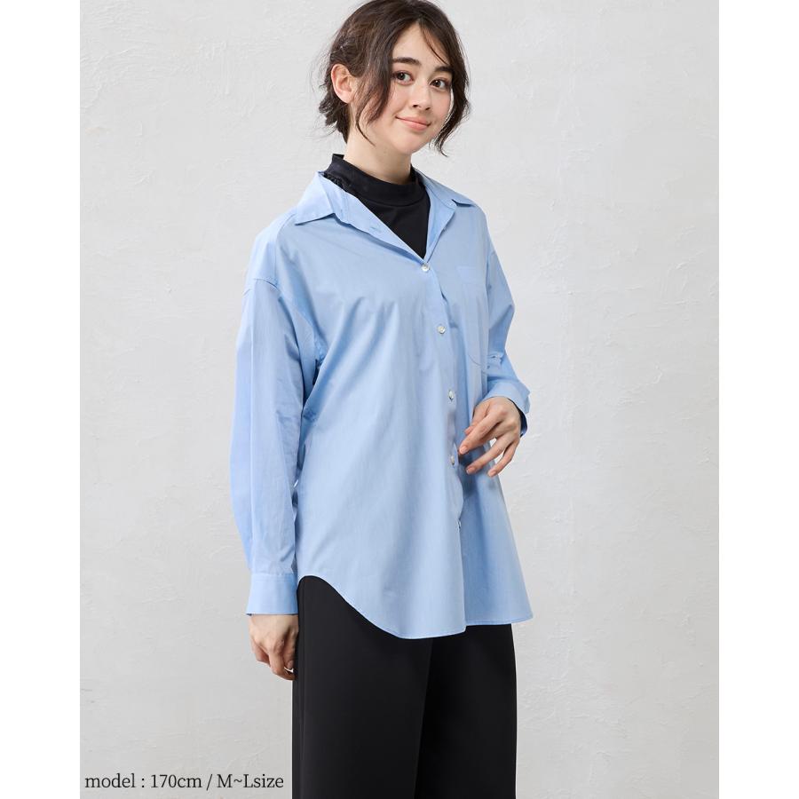 【日本製】 綿100% ブラウス レディース シャツ カンクリーニ オーバーサイズ トップス 長袖 ポケット フォーマル 羽織 重ね着 ボタン 大人 フォーマル ファッション オフィス カジュアル きれいめ ミセス レディースファッション ファッション 人気 新作 送料無料 日本製 綿100% ブラウス レディース シャツ カンクリーニ オーバー