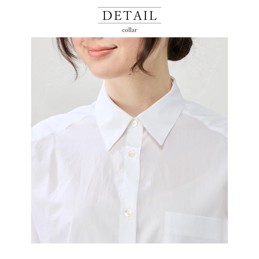 日本製 綿100% ブラウス レディース シャツ カンクリーニ オーバーサイズ トップス 長袖 ポケット フォーマル ビジネス オフィス カジュアル 羽織 重ね着 |  | 18