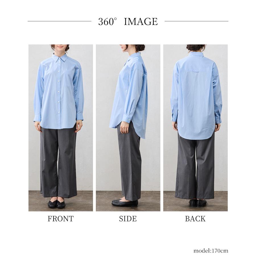 日本製 綿100% ブラウス レディース シャツ カンクリーニ オーバーサイズ トップス 長袖 ポケット フォーマル ビジネス オフィス カジュアル 羽織 重ね着 |  | 21