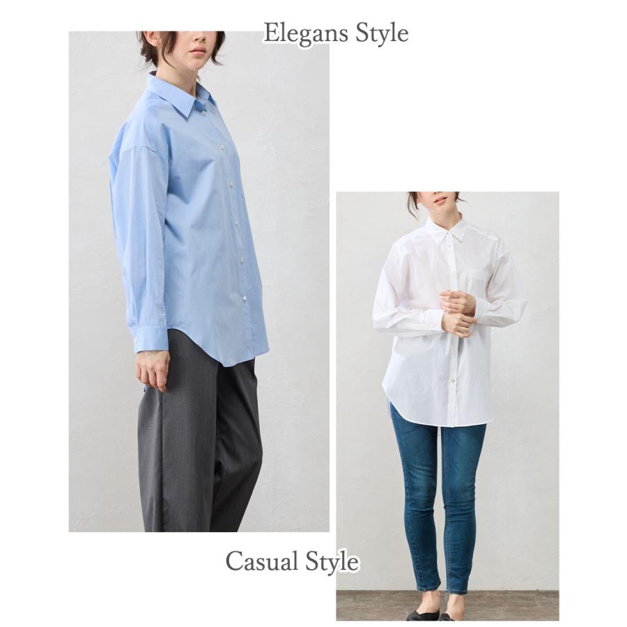 日本製 綿100% ブラウス レディース シャツ カンクリーニ オーバーサイズ トップス 長袖 ポケット フォーマル ビジネス オフィス カジュアル 羽織 重ね着 |  | 08