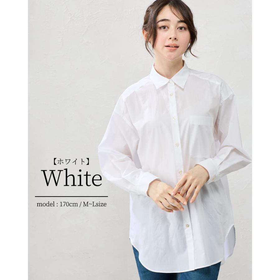日本製 綿100% ブラウス レディース シャツ カンクリーニ オーバーサイズ トップス 長袖 ポケット フォーマル ビジネス オフィス カジュアル 羽織 重ね着 |  | 10