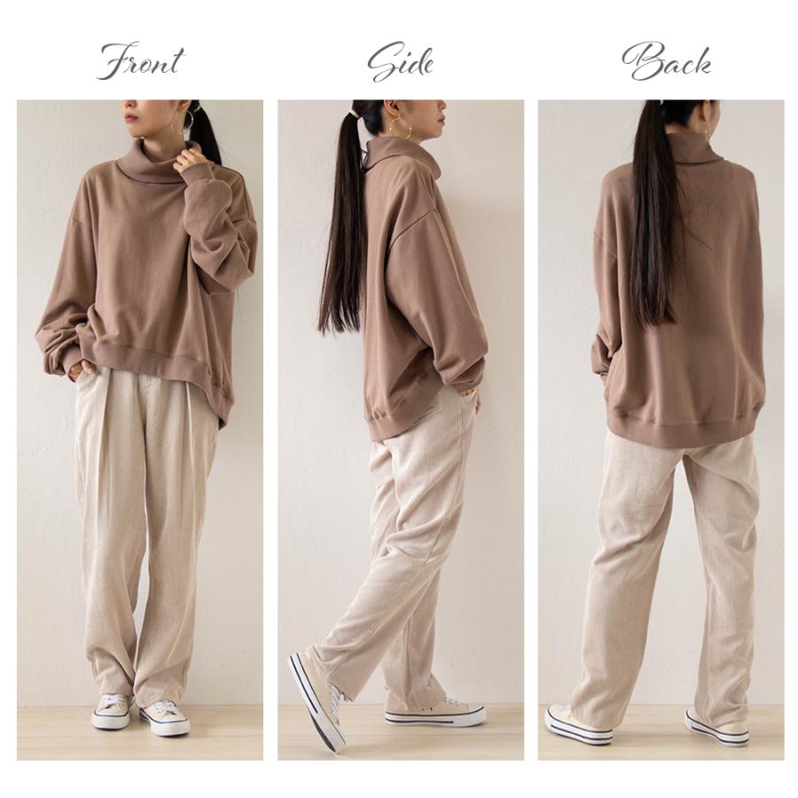 日本製 裏毛 スウェット トレーナー レディース トップス ビッグシルエット 長袖 コットン ルームウェア jf nli 9180540 1219s |  | 20