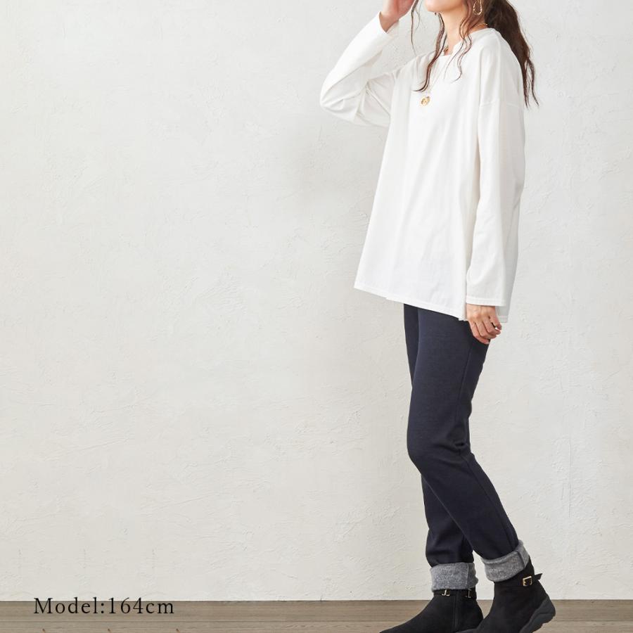 ロンT プリント レディース カットソー トップス ロゴ 日本製 長袖