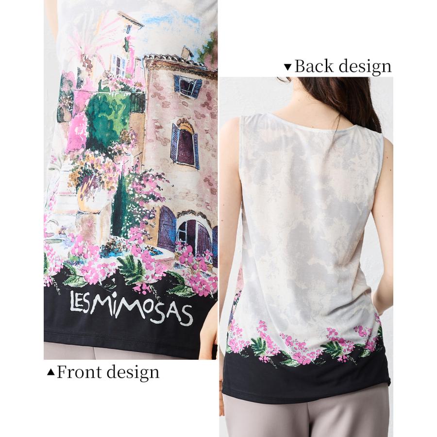 タンクトップ レディース インナー チラ見え防止 ブラ紐隠す 接触冷感 コットン 綿 日本製 ノースリーブ チュニック 春 夏 |  | 12