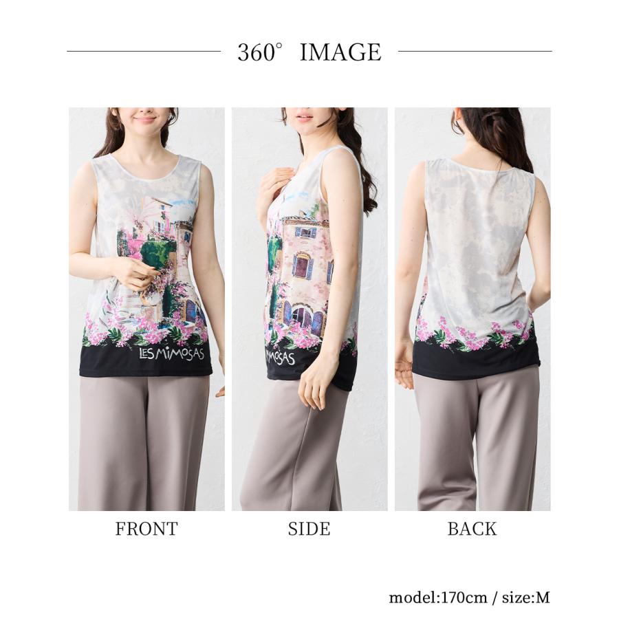 タンクトップ レディース インナー チラ見え防止 ブラ紐隠す 接触冷感 コットン 綿 日本製 ノースリーブ チュニック 春 夏 |  | 19