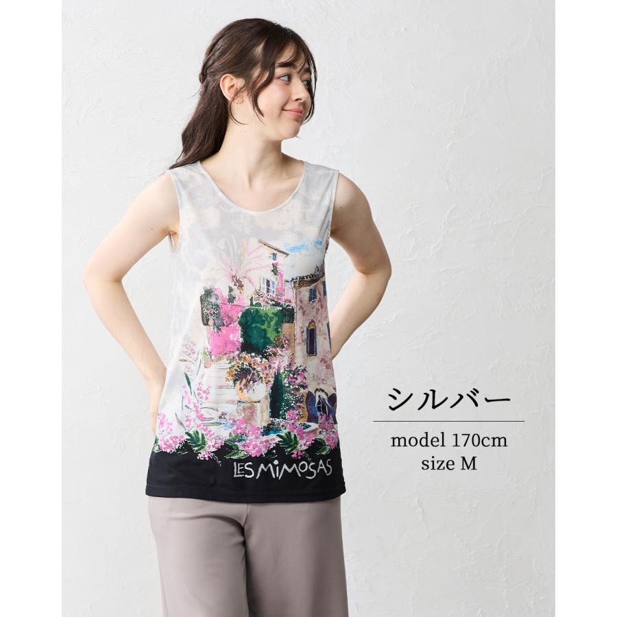 タンクトップ レディース インナー チラ見え防止 ブラ紐隠す 接触冷感 コットン 綿 日本製 ノースリーブ チュニック 春 夏 |  | 07