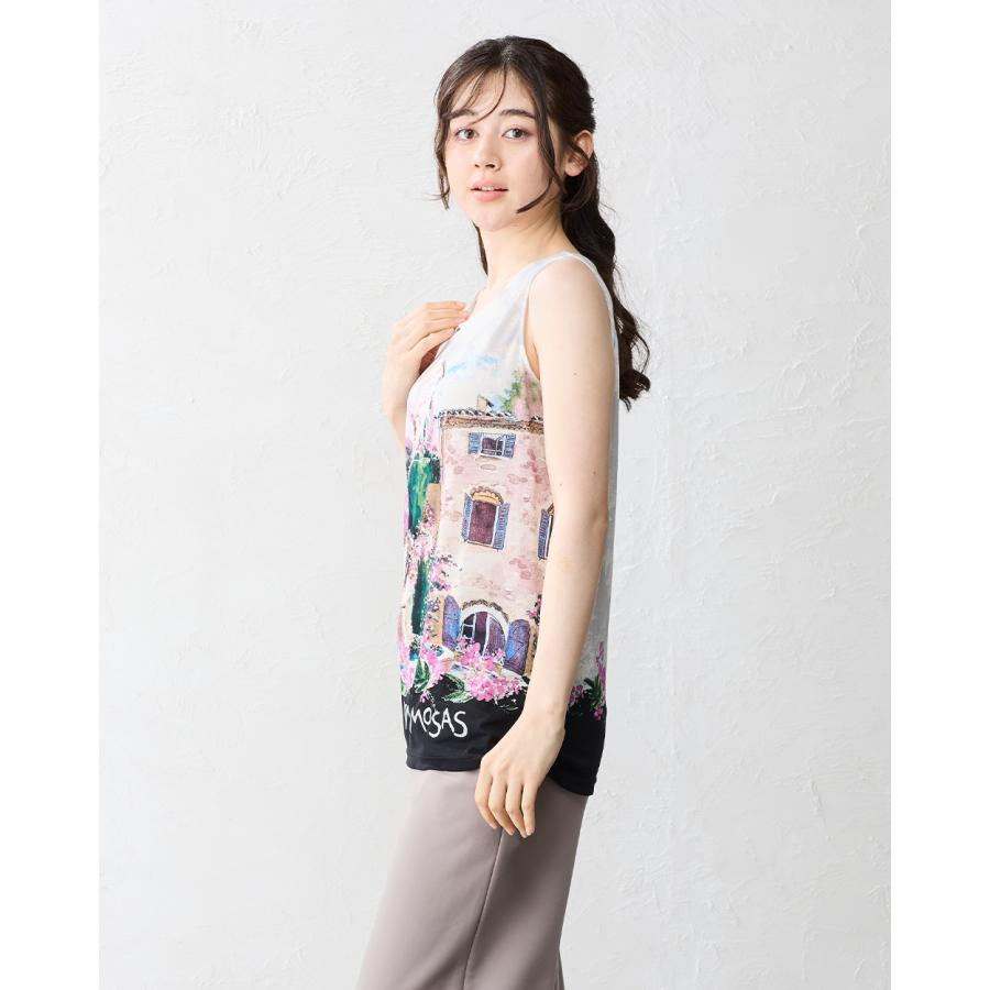 タンクトップ レディース インナー チラ見え防止 ブラ紐隠す 接触冷感 コットン 綿 日本製 ノースリーブ チュニック 春 夏 |  | 08