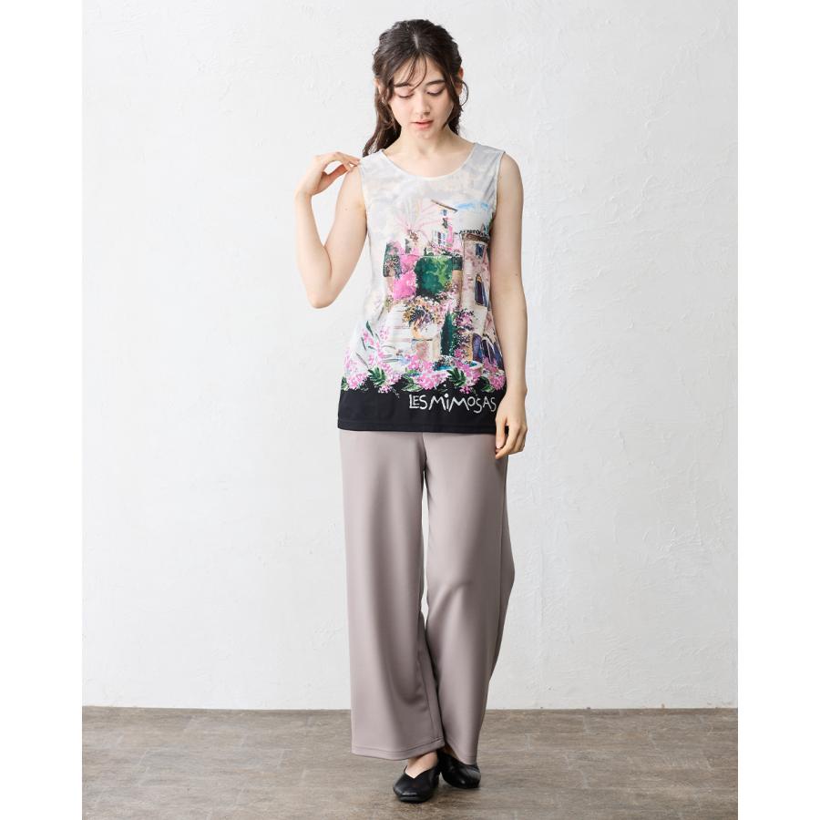 タンクトップ レディース インナー チラ見え防止 ブラ紐隠す 接触冷感 コットン 綿 日本製 ノースリーブ チュニック 春 夏 |  | 09