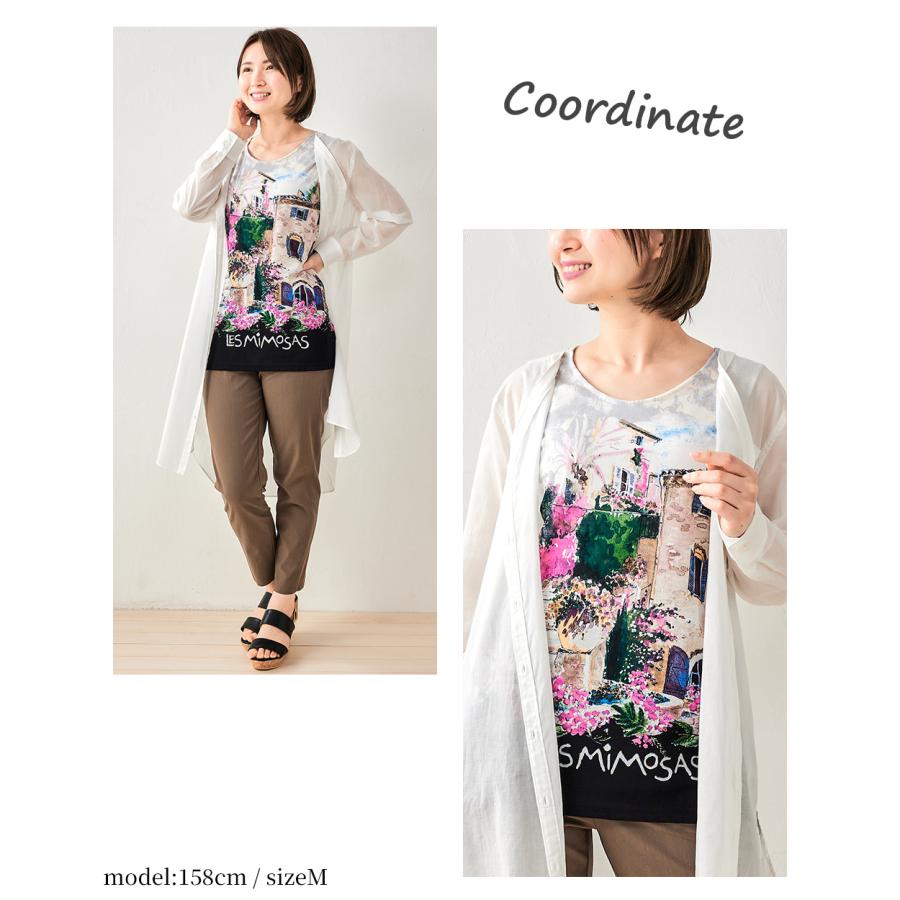 タンクトップ レディース インナー チラ見え防止 ブラ紐隠す 接触冷感 コットン 綿 日本製 ノースリーブ チュニック 春 夏 |  | 10