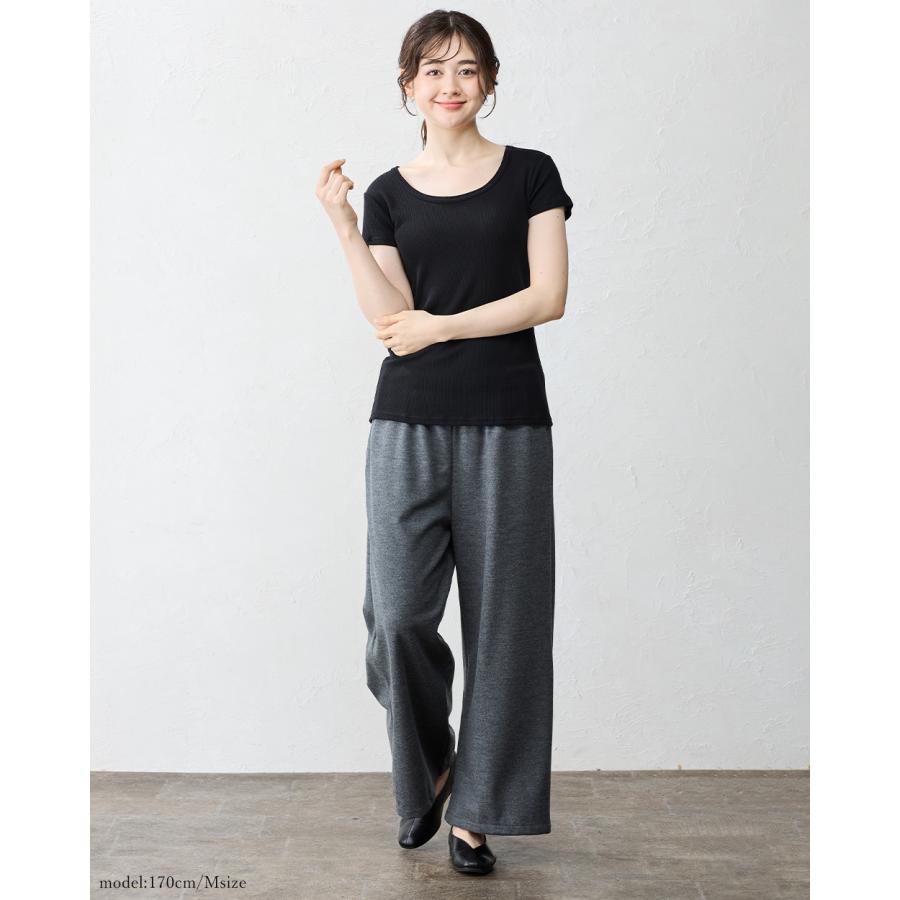 メリノウール 日本製 リブ クルーネック tシャツ インナー レディース 半袖 登山 インナー ベースレイヤー カットソー |  | 19