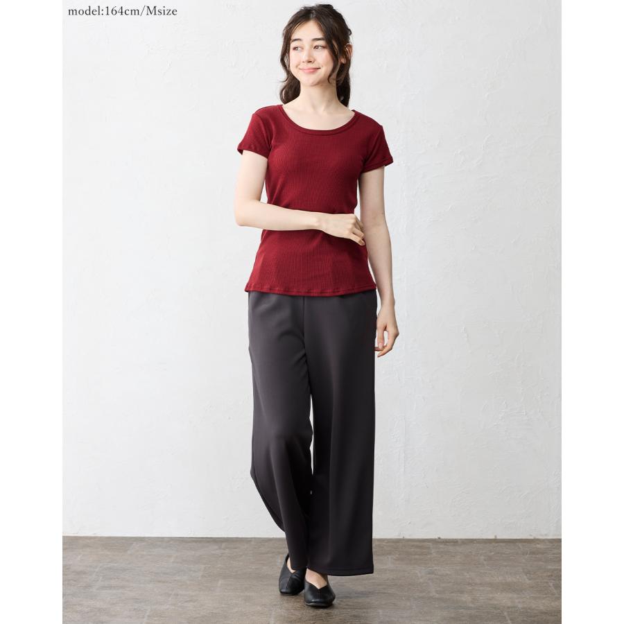 メリノウール 日本製 リブ クルーネック tシャツ インナー レディース 半袖 登山 インナー ベースレイヤー カットソー |  | 22