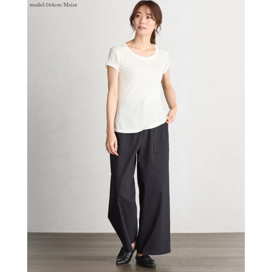 メリノウール 日本製 リブ クルーネック tシャツ インナー レディース 半袖 登山 インナー ベースレイヤー カットソー |  | 11