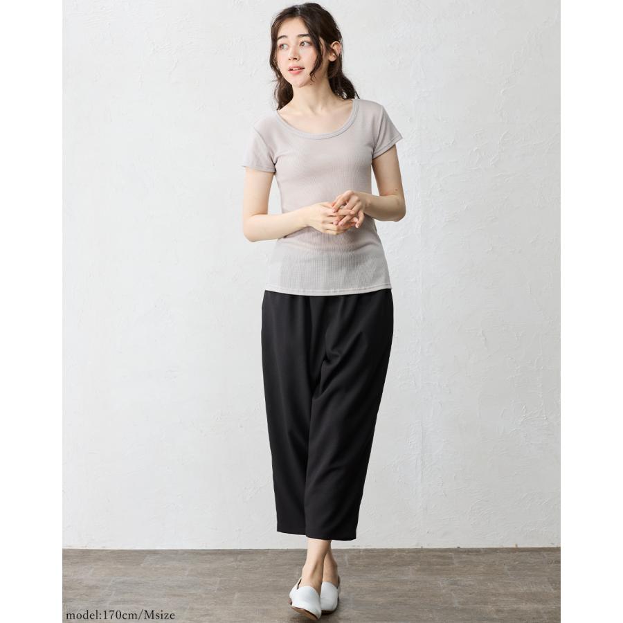 メリノウール 日本製 リブ クルーネック tシャツ インナー レディース 半袖 登山 インナー ベースレイヤー カットソー |  | 14