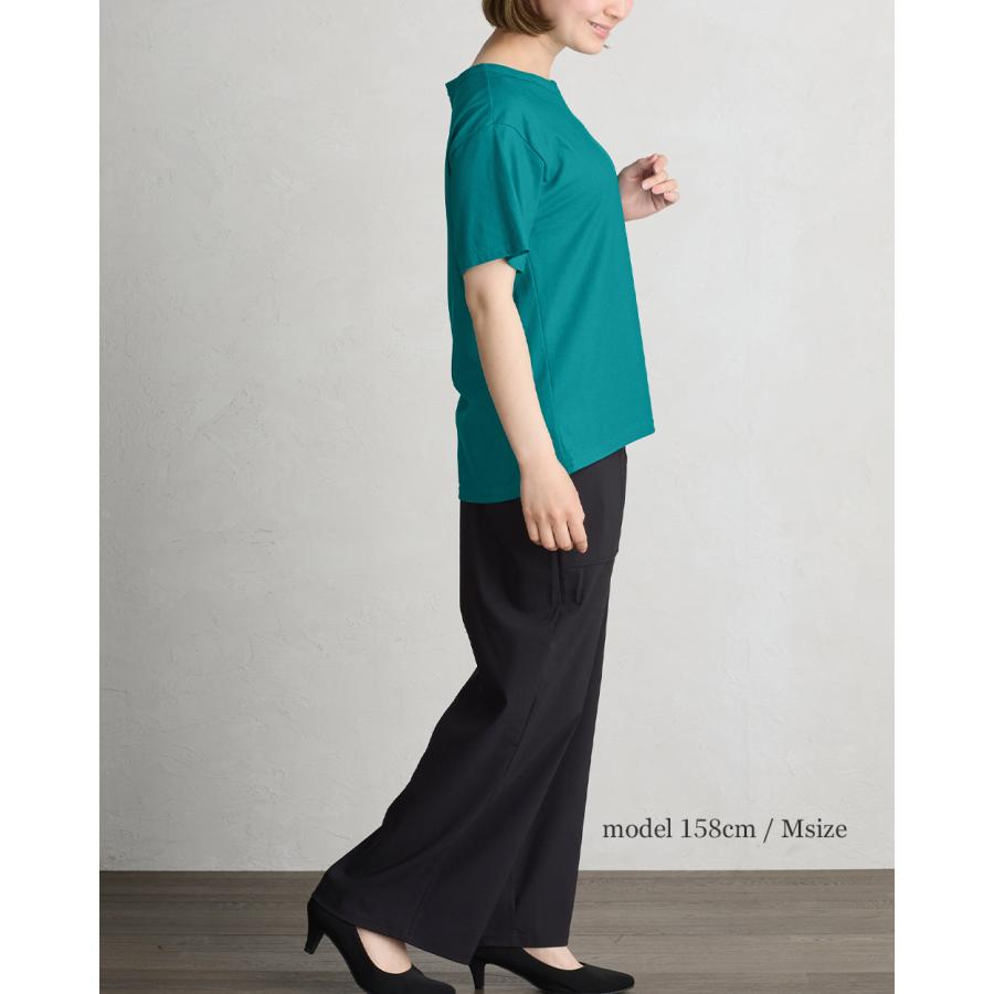 日本製 汗ジミ防止 tシャツ レディース 接触冷感 UVカット 綿100% トップス カットソー 半袖 コットン 9190876 |  | 21