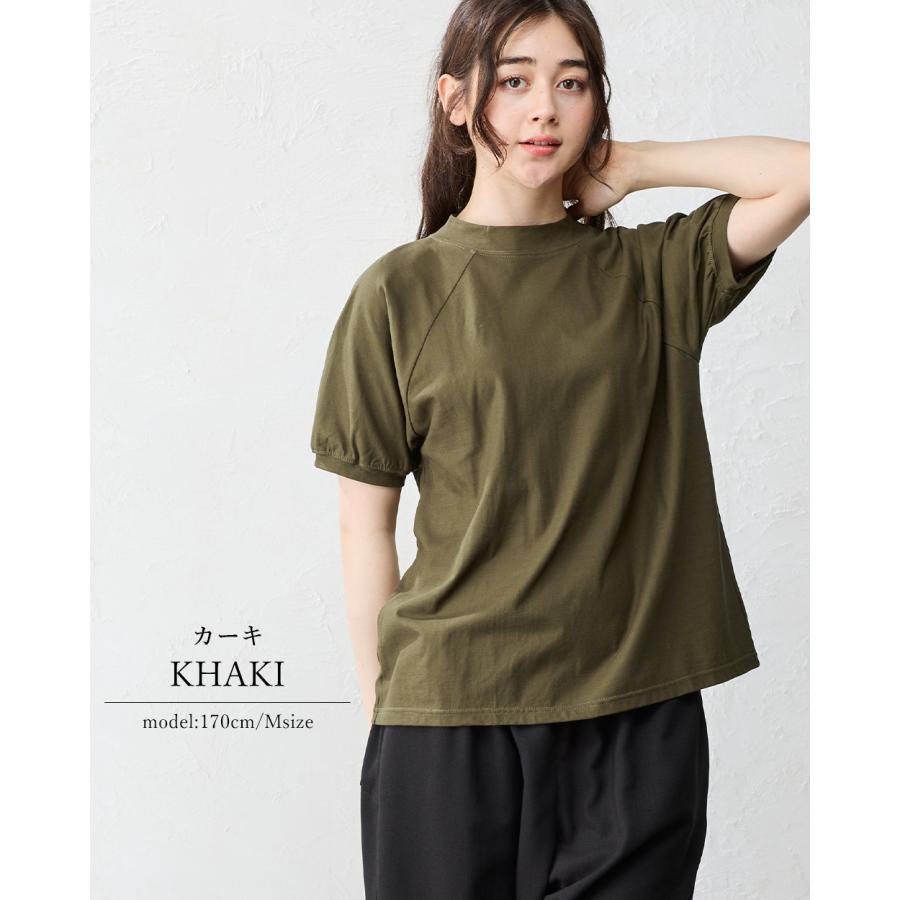 Tシャツ レディース カットソー 日本製 汗ジミ防止 tシャツ レディース 接触冷感 UVカット 綿100% トップス カットソー 半袖 コットン ラグラン 9190877 |  | 19