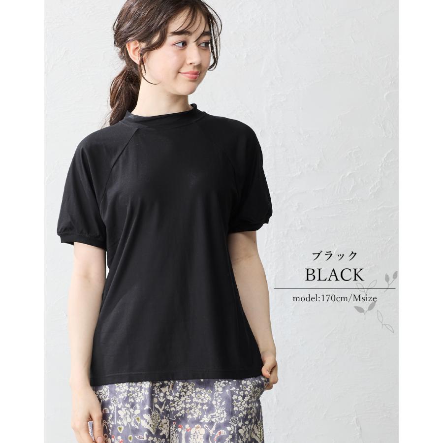Tシャツ レディース カットソー 日本製 汗ジミ防止 tシャツ レディース 接触冷感 UVカット 綿100% トップス カットソー 半袖 コットン ラグラン 9190877 |  | 23